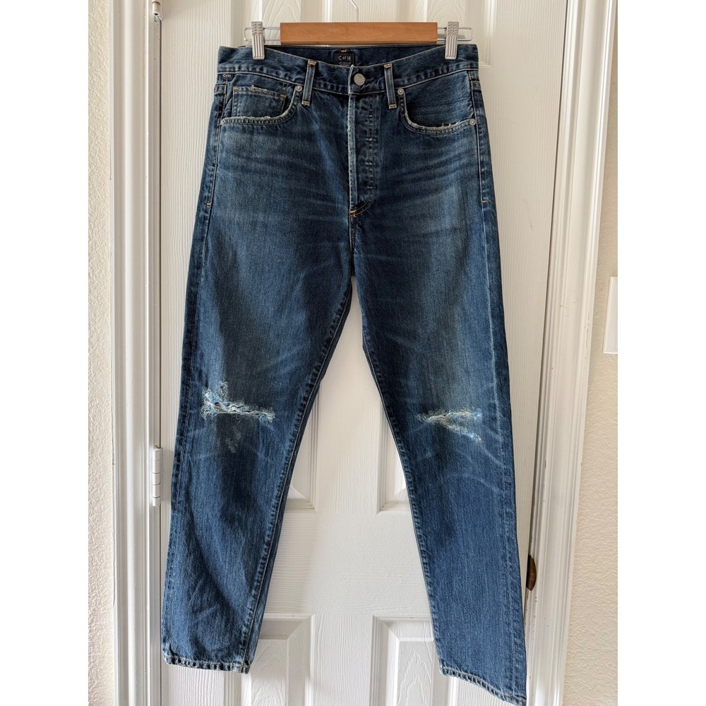 Citizens of Humanity Liya High Rise Classic Fit Distressed‎ Jeans Summer 2017